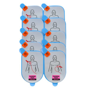 Vervangingsplakkers-Lifeline-View-trainer AED trainer vervangingsplakkers